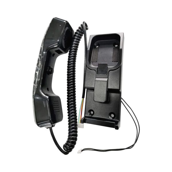 ABS Plastic PTT Switch Industrial Telephone Handset - 画像 (3)